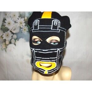 Pittsburgh Steelers Ski Mask Youth Fan Mask Warm Unique Helmet Knit Hat NFL